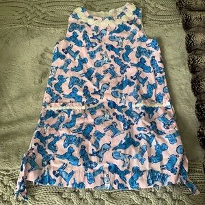 Lily Pulitzer Girls Shift Dress Size 7